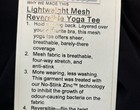 Lululemon Womens Top Lightweight Mesh Reversible Yoga T Shirt NWT $58 — photo 3