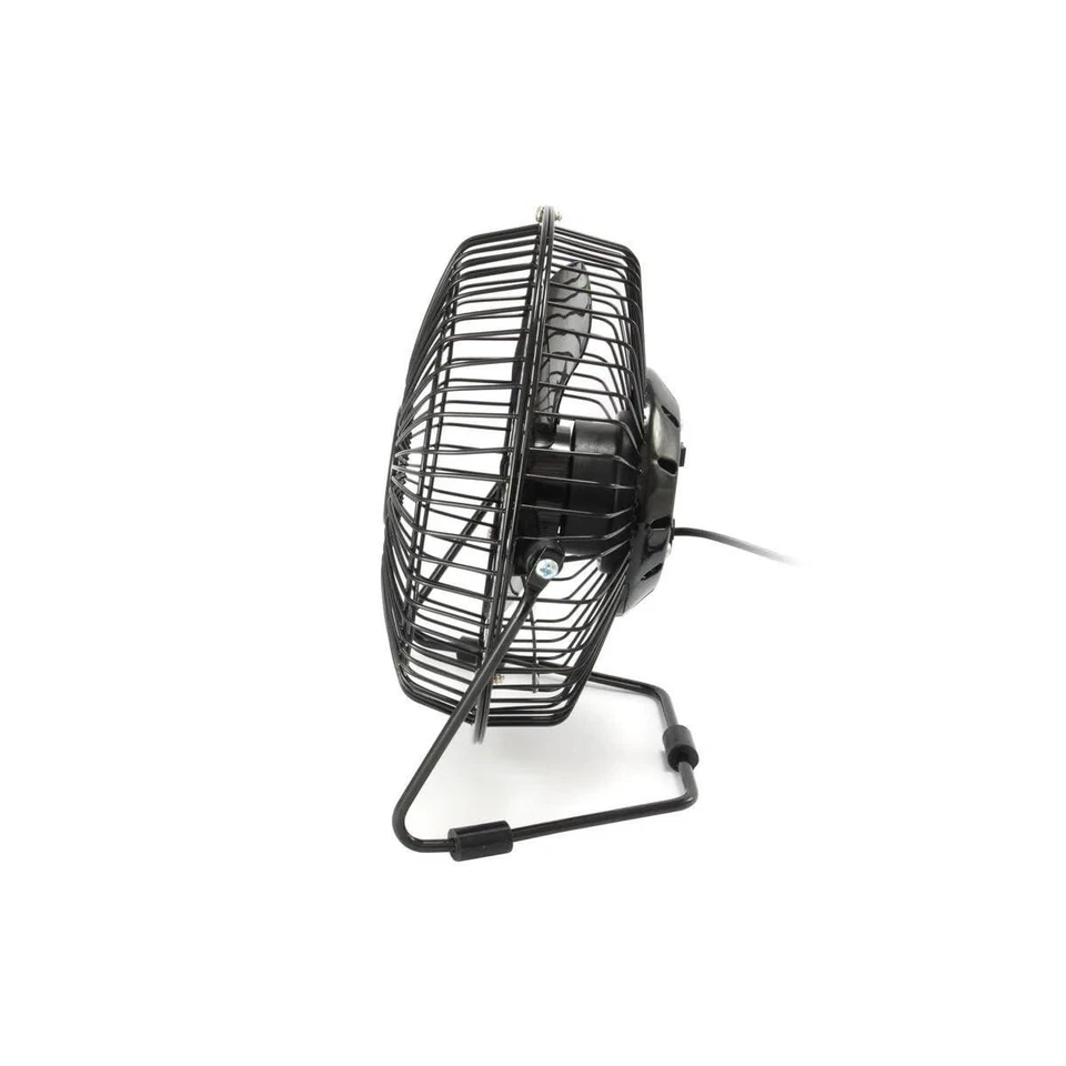 [245420] Equip Ventilateur de Table USB 15cm Diamètre Noir - Photo 3/4