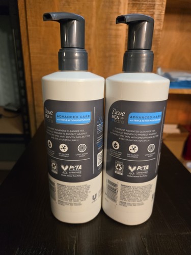 Dove Men + Advanced Care DRY REPAIR Gesicht & Körper Reiniger mit Sheabutter 2-16,9oz - Bild 2 von 4