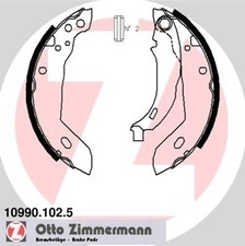 ZIMMERMANN BREMSBACKENSATZ 180mm passend für CITROËN XSARA ZX PEUGEOT 205 306 30