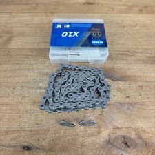 New KMC X10 116 Links 10-Speed Silver Bike Chain w/ Missing Link MSRP 55