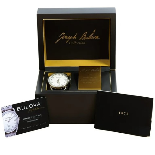 Bulova Commodore Automatic Silver Dial Men's Watch 96B326 - Bild 2 von 5