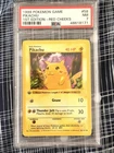 1999 Pokemon Pikachu - Red Cheeks 1st Edition Shadowless #58 - PSA 7