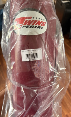 Twins Special SGL10 Shin Guards Maroon Black Adult Unisex Size M