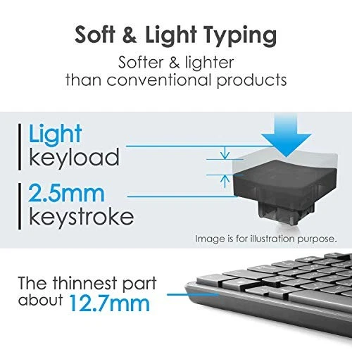ELECOM Wireless Thin Keyboard/Standard Japanese Layout/Conformity with JIS - Image 3 of 4