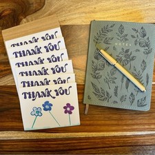 Thank You Cards Greeting Cards Blank Notes  for Gift Friends Set of 6  Envelopes