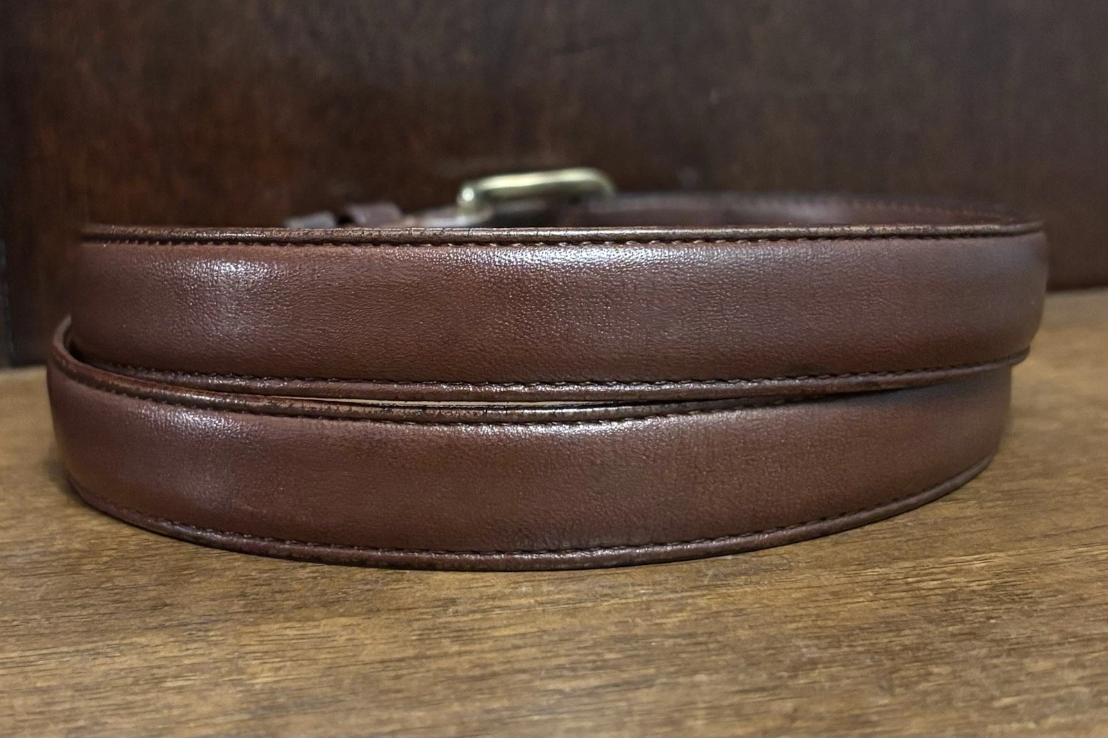 Coach British Tan Glove cintura in pelle 2800 taglia M 28 larghezza 3 4" USA ottone BKL OTTIME CONDIZIONI