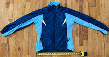 Vintage Blue Nike Sportswear Colorblock Running Windbreaker Jacket