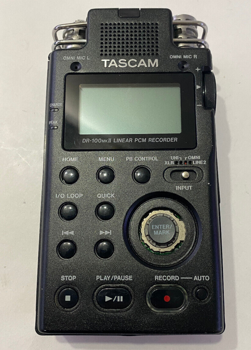 TASCAM DR-100MKII 2-Channel Portable Digital Recorder (FOR PARTS