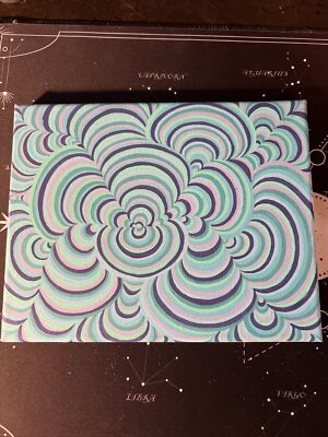 Original Trippy Abstract Painting