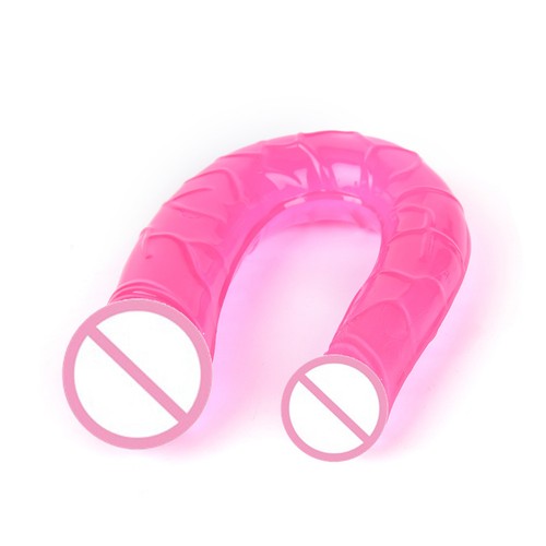 Double-Dildo-Flexible-Jelly-Vagina-and-Anal-Women-Gay-Lesbian-Double-Ended8OP