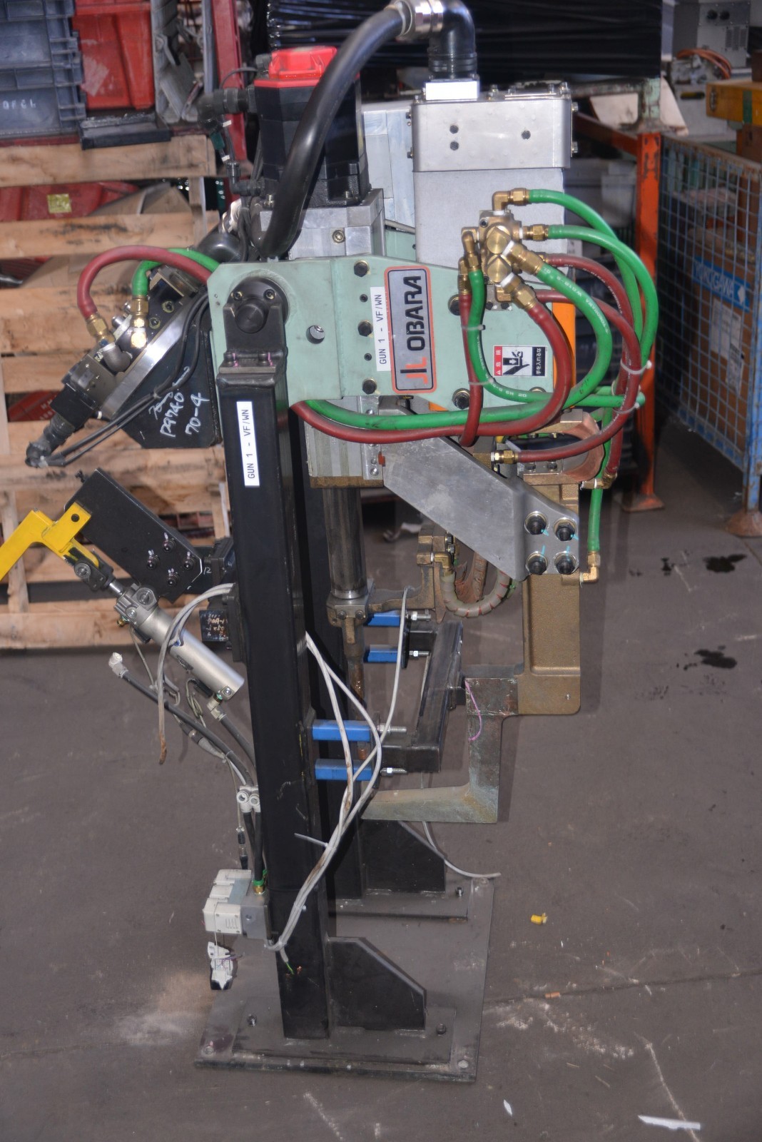 OBARA 110KV servo spot resistance weld welding robot gun SRTC9048
