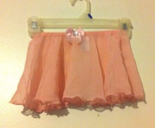 Girls Child Small Sheer Pink Tutu Dance Skirt EUC  