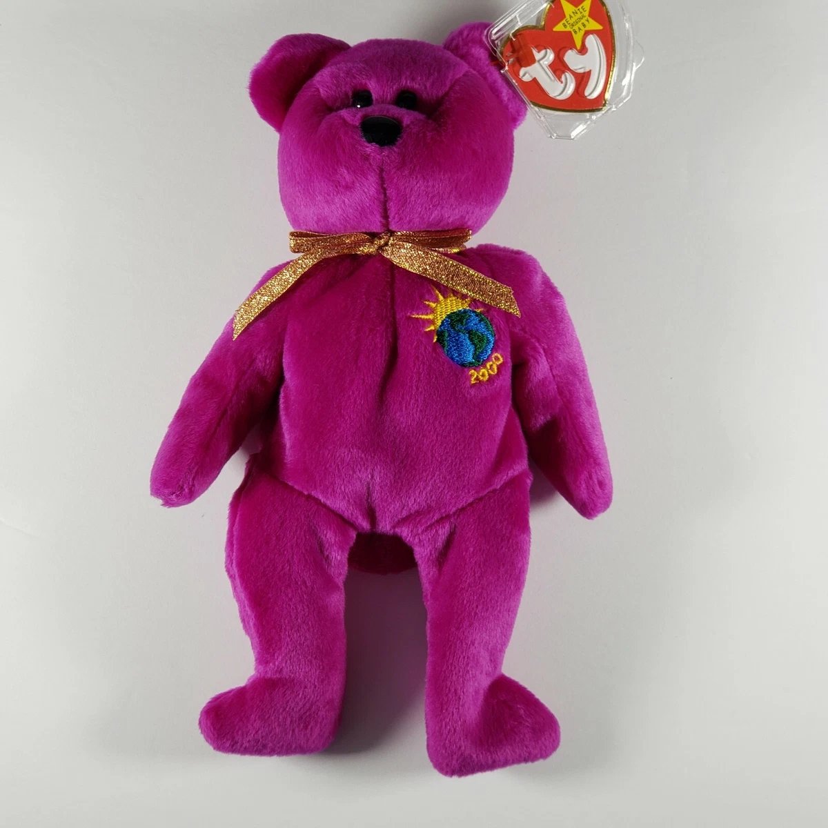 Millennium Millenium RARE BEANIE BABY with Misspelled tush tag