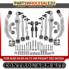 Control Arm Ball Joint Tie Rod Sway Bar Link Kit For Audi A4 A6 S4 13-pcs Passat