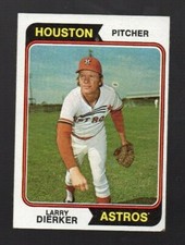 1974 TOPPS LARRY DIERKER #660 HOUSTON ASTROS