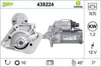 Valeo 438224 Starter FüR Dacia Renault