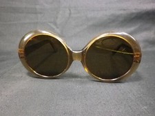 VINTAGE 70s OVERSIZED LADIES OVAL GLASSES SUNGLASSES