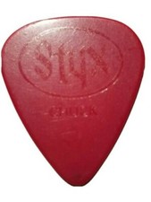 STYX CHUCK PANOZZO VINTAGE GUITAR PICK ORIGINAL PARADISE THEATRE TOUR STAGE-USED