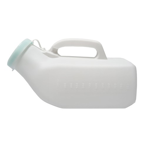 Male Urinal Portable Incontinence Bottle for Men Travel Pee lid Wee Aid - Picture 3 of 11