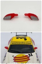 Greenhills Scalextric Porsche 911 GT3R Red  Silver Wing Mirror Pair - NEW - GP8
