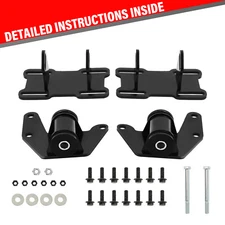 Front Engine Mount adapter Kit LS SWAP Monte Carlo Regal For 1978-88 G-body LSx