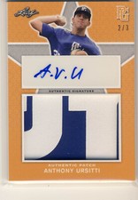 ANTHONY URSITTI 2020 Leaf Perfect Game PG PATCH AUTO /3 FLORIDA