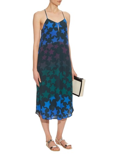 Mara Hoffman Indya Denim White Midi Dress Size 00 | eBay