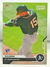 Seth Brown 2020 Topps Now Summer Camp Edition Wave 3 RC #OD-518 - A's - SP /1763