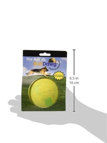 Ruff Dawg XL Tough Rubber Dog Toy Floating Ball for Active Play and Fetch - Image 3 of 4