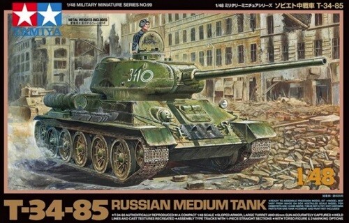 Tamiya 32599 - 1/48 Russian Medium Tank T34/85 - New