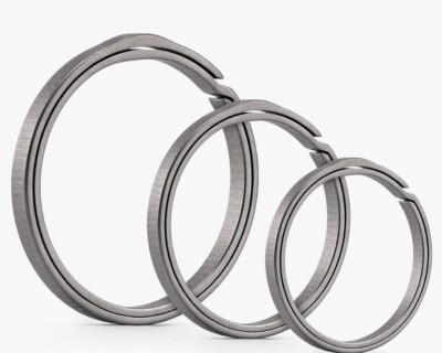 KeyUnity KA19 Titanium Flat Keyrings