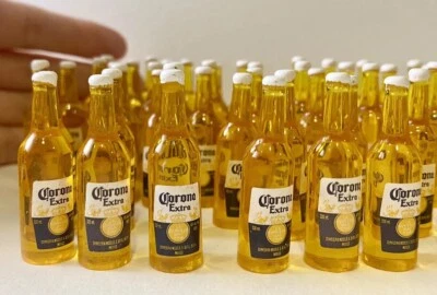 MONSTERMAGNETS Barbi Dollhouse Miniature Drink Mini Beer Bottle Soda Alcohol Liquor Lot 👻🧲 12