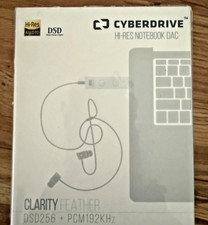 DAC - Sealed New Cyberdrive Hi-Res Notebook Clarity Feather DSD256 PCM192KHz