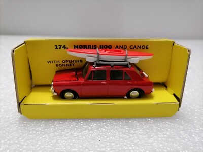 MORRIS 1100 with Canoe - Vintage Spot-on 274 , Made in N. Ireland