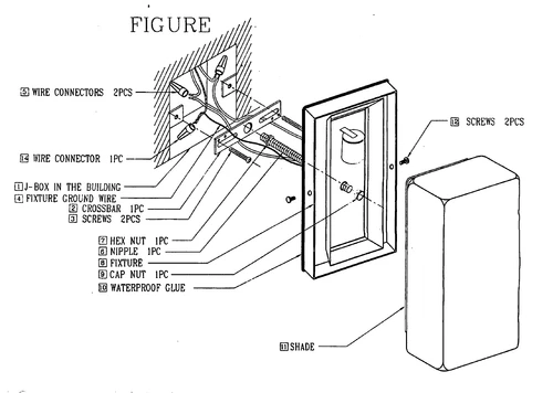 Access Lighting 20450-OPL Brick Wet Location Outdoor Wall Light  - Free Shipping - Picture 5 of 5