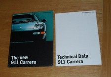 Porsche 911 993 Carrera Coupè Brochure Rigida 1993-1994