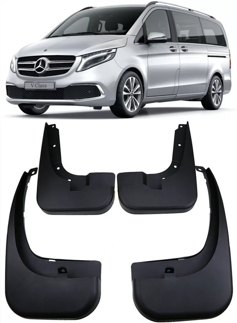 Genuine OE Splash Guards Mud Flaps For 2016 2024 Mercedes Benz V Class Vito W447