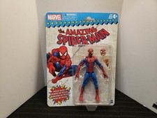 Marvel Legends Retro Vintage Wave 1 Spider-Man 6  Figure W  Pizza Brand New