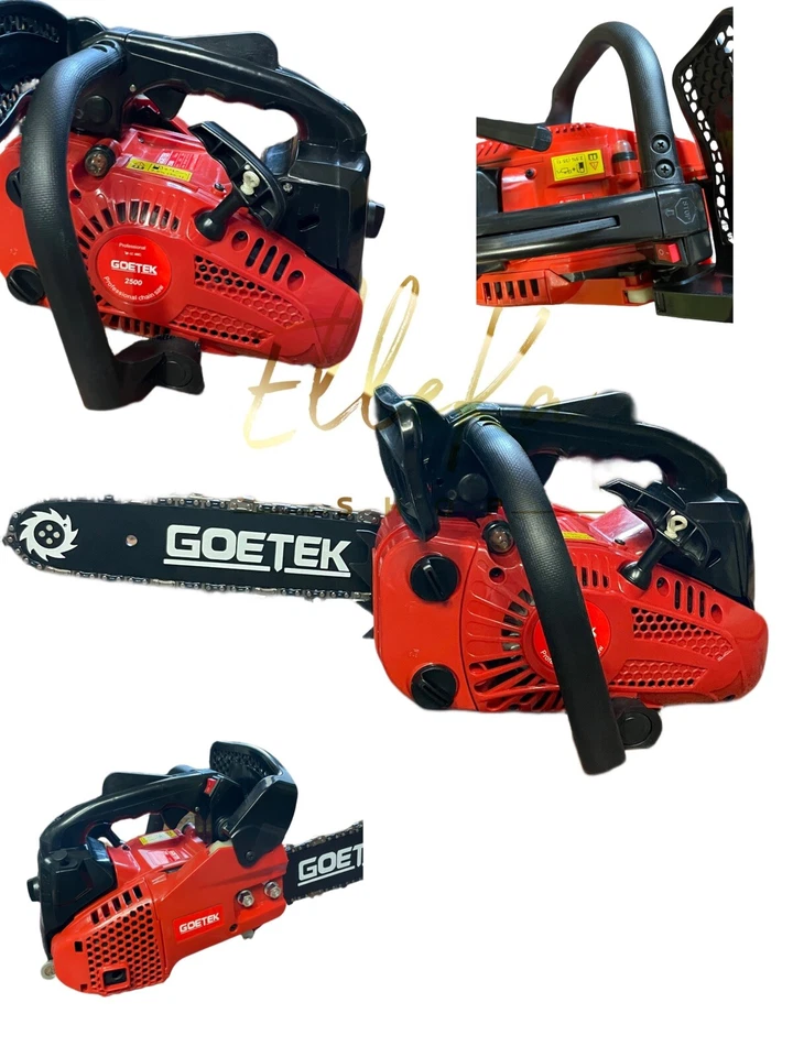 Motosega a scoppio 25cc 2 tempi con lama lunga 30cm da potatura giardinaggio - Immagine 2 di 4