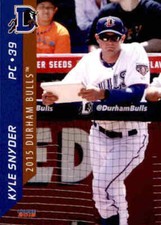 2015 Durham Bulls Choice #24 Kyle Snyder Houston Texas TX Coach Baseball Card