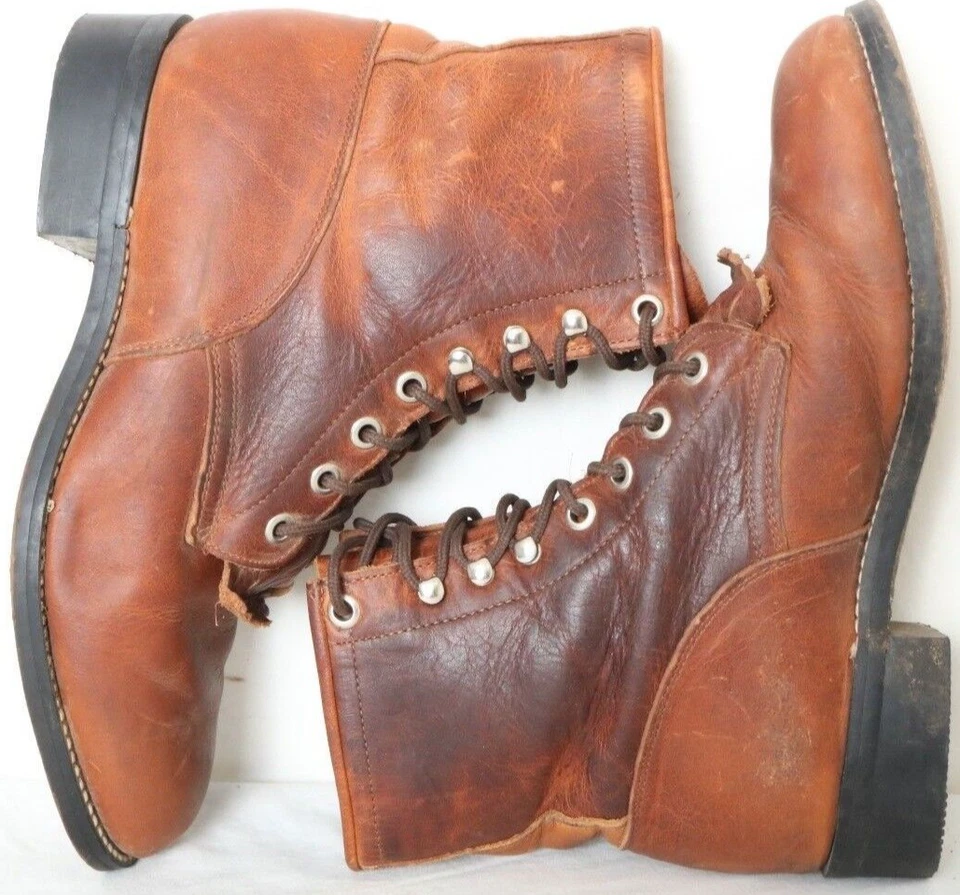 Justin 0420 Kiltie Western Roper Botas con Cordones Zapatos Juveniles EE. UU. 4.5 D (Mujer 5.5) Foto 2 de 4