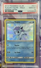 Alolan Vulpix Sv8 2019 Pokémon Hidden Fates Psa 10