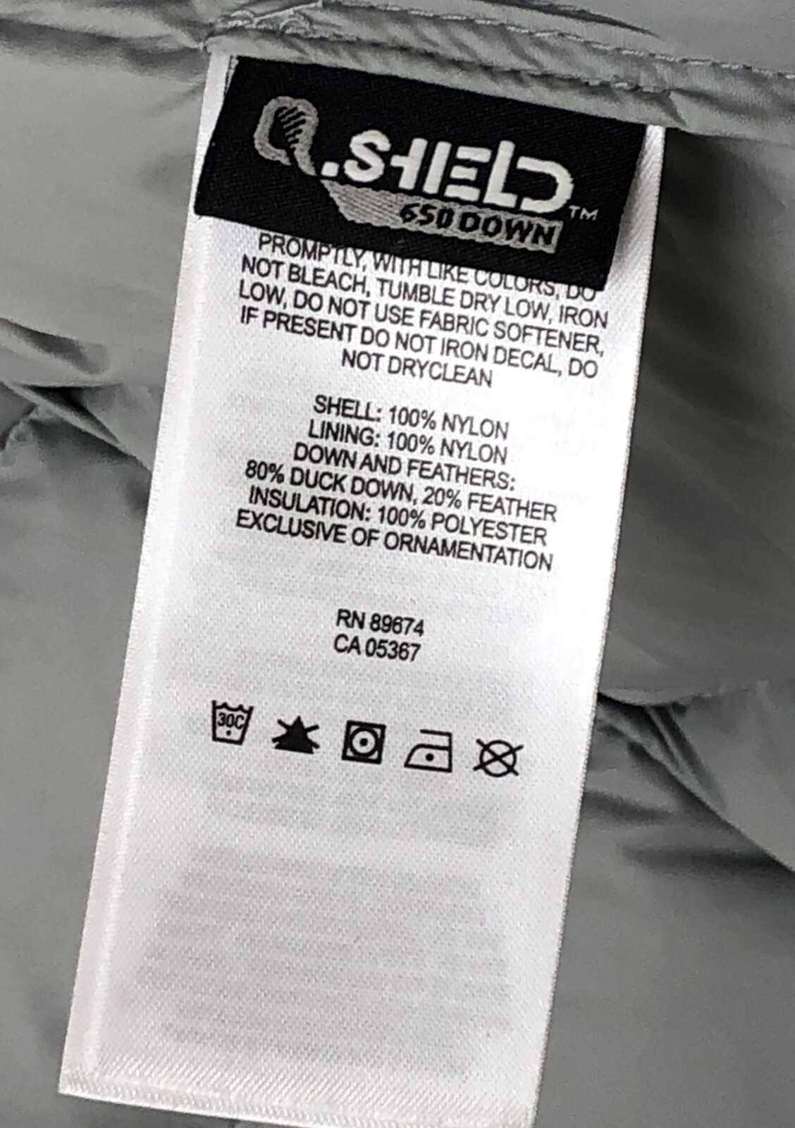 Mountain Hardware Down Puffer jacket Q.Shield 650… - image 12