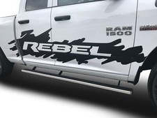 2009-2018 For Dodge Ram 1500 Decals Side Rocker Splatter Stripes Graphic Sticker
