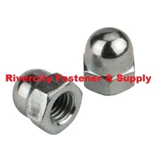 (50) M6-1.0 Acorn / Dome / Cap Hex Nuts A2 Stainless Steel M6x1.0 Nut 6mm x 1.0