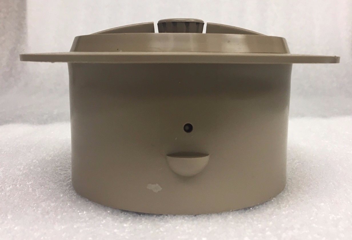 как выглядит 5 1/2" Face 4" Back BEIGE Round Rotaire Grille Damper Heat AC Register Vent RV фото