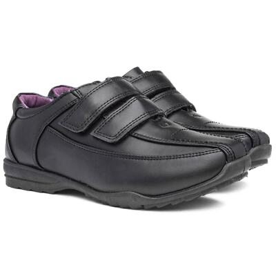 Jungen Schulschuhe formelle Touch Riemen schwarz Turnschuhe rutschfest sportlich Turnschuhe