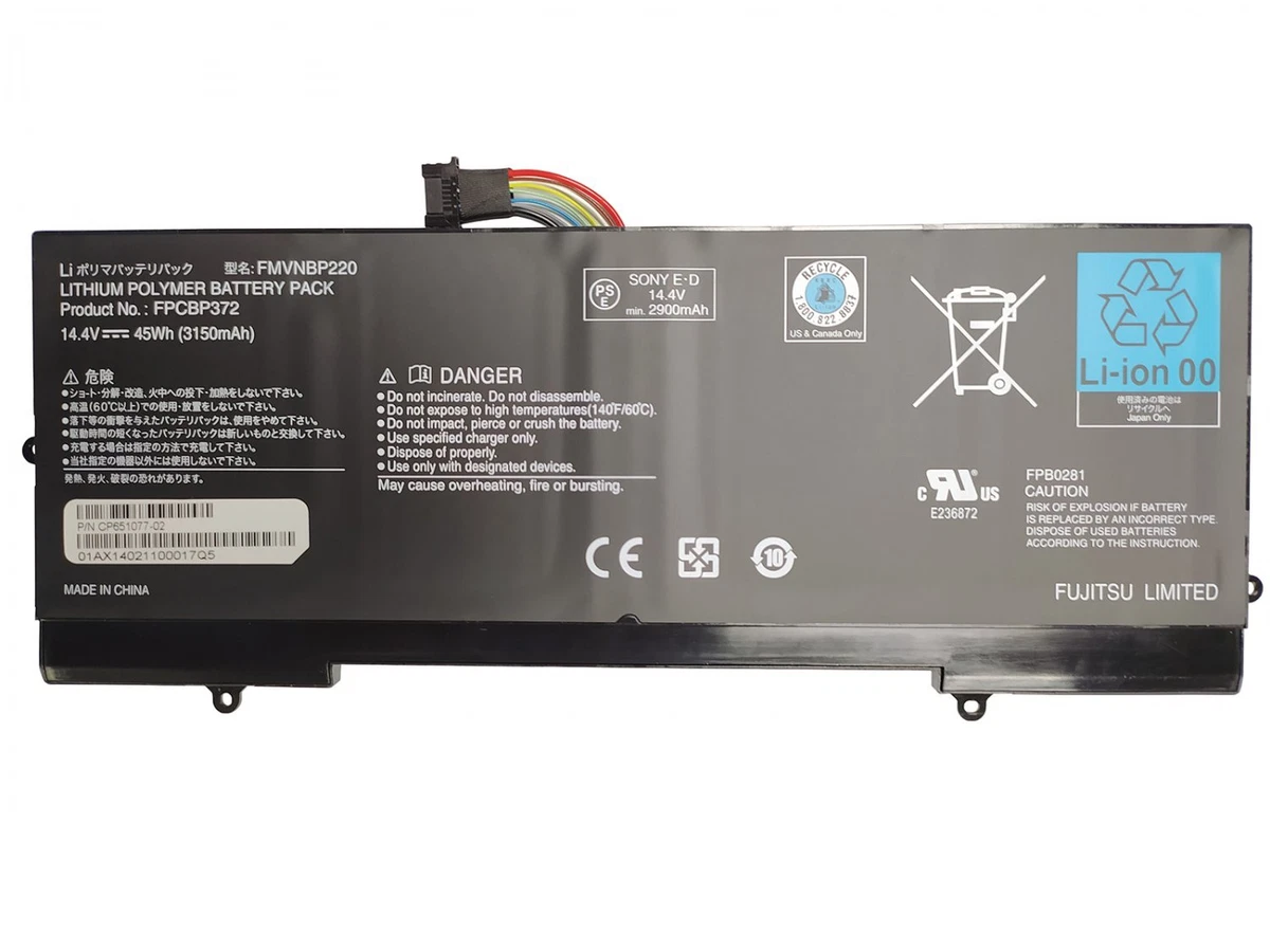 Fujitsu Laptop Batteries 4 Battery Cells for sale | eBay UK