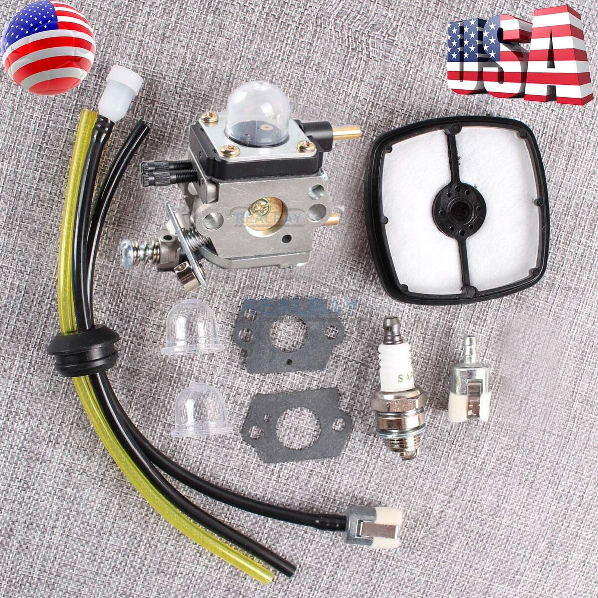 Corded Electric Garden Tillers Mantis Carburetor W/ Maintenance Kit For Mantis Tiller 7222 7225 SV-5C/2 Zama C1U- K82 E Rear Tine Tiller Garden Tillers - Foto 8